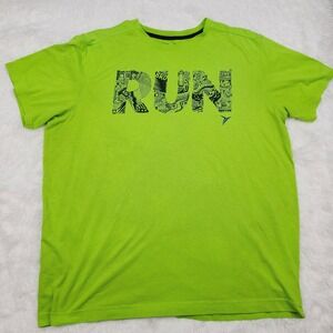 Old Navy Active RUN‎ T-Shirt XL Men's Bright Green Short Sleeve Go-Dry Running